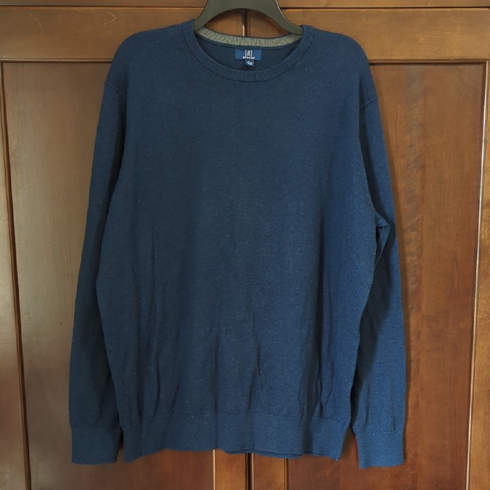 George Men's Navy Crewneck Sweater
